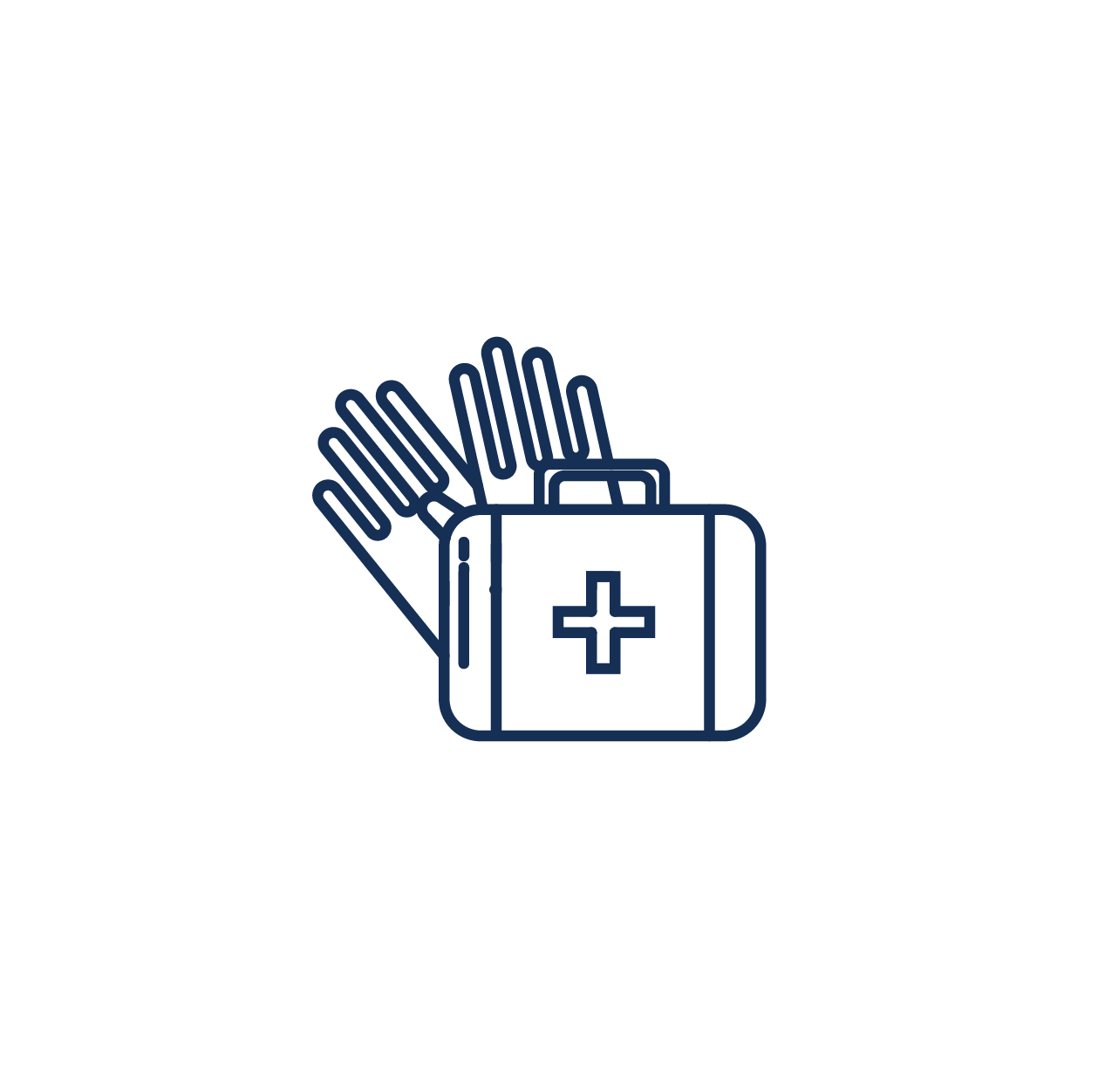 icono equipo e insumos médicos